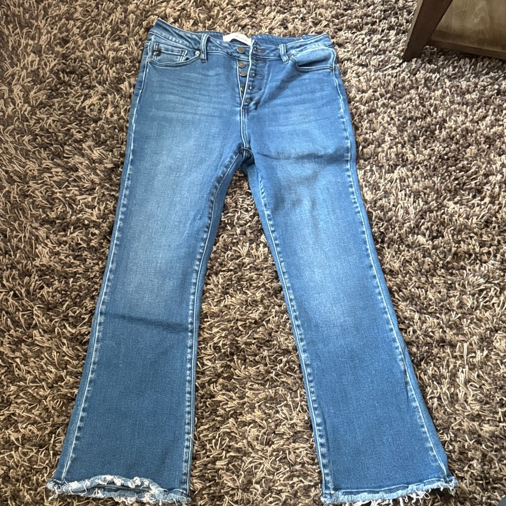 KanCan Blue Flare Women's Jeans